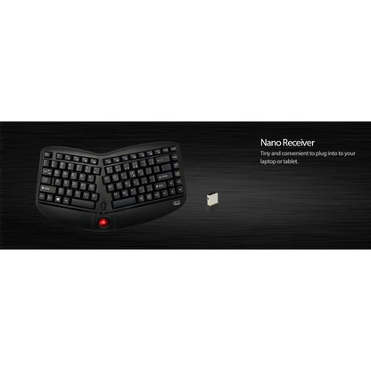 Alternate-Image8 Image for Adesso Tru-Form Media 3150 - 2.4 GHz Wireless Ergo Trackball Keyboard