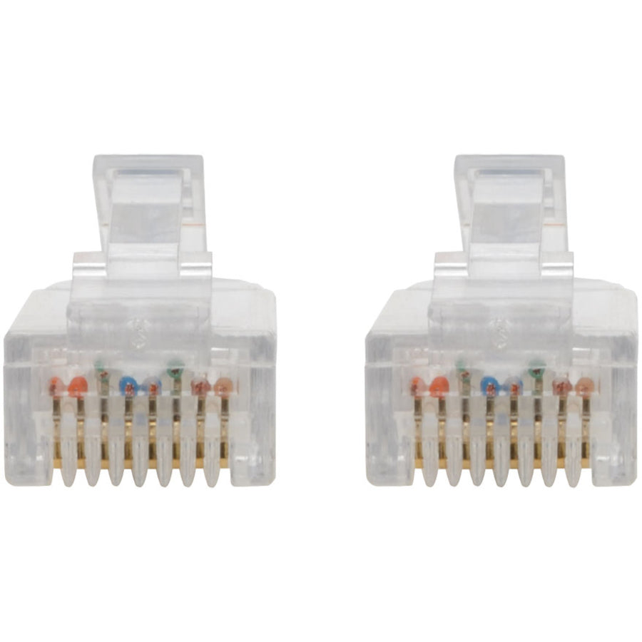 Alternate-Image2 Image for Eaton Tripp Lite Series Cat6 Gigabit Snagless Slim UTP Ethernet Cable (RJ45 M/M), PoE, Blue, 6-in. (15.24 cm)