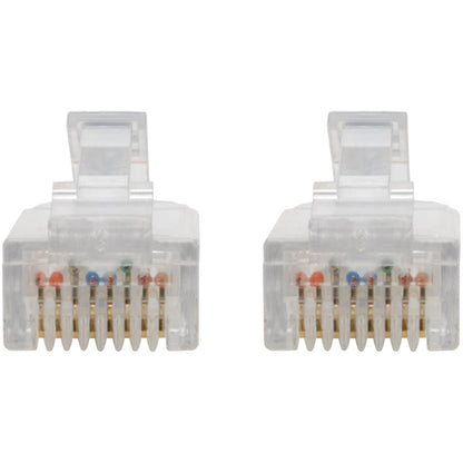 Alternate-Image2 Image for Eaton Tripp Lite Series Cat6 Gigabit Snagless Slim UTP Ethernet Cable (RJ45 M/M), PoE, Blue, 6-in. (15.24 cm)