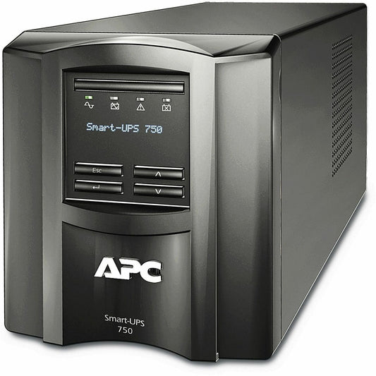 Main Image for APC Smart-UPS, Line Interactive, 750VA, Tower, 120V, 6x NEMA 5-15R outlets, SmartConnect Port+SmartSlot, AVR, LCD