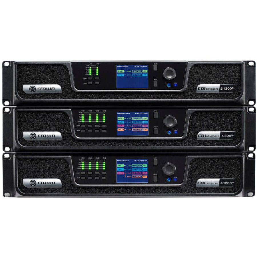 Alternate-Image1 Image for Crown CDi DriveCore 4|600BL Amplifier - 2400 W RMS - 4 Channel