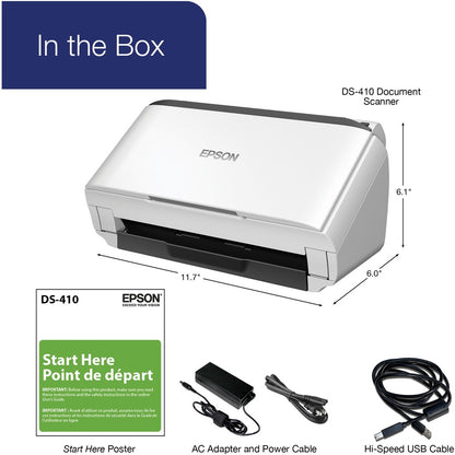 Alternate-Image1 Image for Epson DS-410 Sheetfed Scanner - 600 dpi Optical