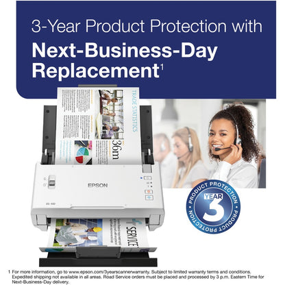 Alternate-Image4 Image for Epson DS-410 Sheetfed Scanner - 600 dpi Optical