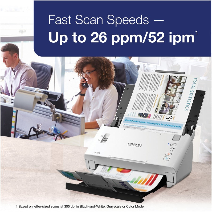 Alternate-Image6 Image for Epson DS-410 Sheetfed Scanner - 600 dpi Optical