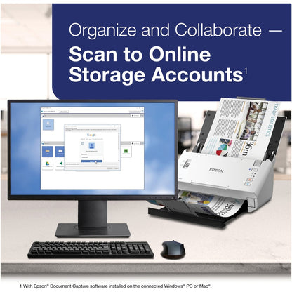 Alternate-Image2 Image for Epson DS-410 Sheetfed Scanner - 600 dpi Optical