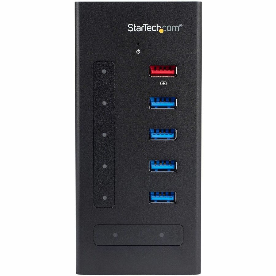 Alternate-Image2 Image for StarTech.com 7 Port USB C Hub - 2x USB-C & 5x USB-A - Mountable Metal USB 3.0 Type-C Hub - 5Gbps USB 3.2 Gen 1 - Self Powered - BC 1.2