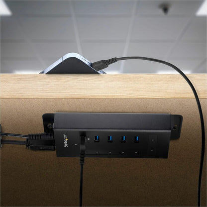 Alternate-Image5 Image for StarTech.com 7 Port USB C Hub - 2x USB-C & 5x USB-A - Mountable Metal USB 3.0 Type-C Hub - 5Gbps USB 3.2 Gen 1 - Self Powered - BC 1.2