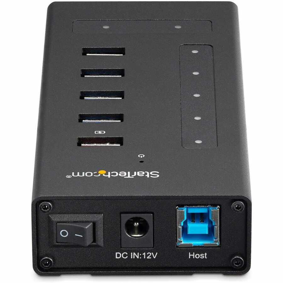 Alternate-Image4 Image for StarTech.com 7 Port USB C Hub - 2x USB-C & 5x USB-A - Mountable Metal USB 3.0 Type-C Hub - 5Gbps USB 3.2 Gen 1 - Self Powered - BC 1.2