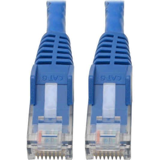 Main Image for Eaton Tripp Lite Series Cat6 Gigabit Snagless Molded (UTP) Ethernet Cable (RJ45 M/M), PoE, Blue, 6-in. (15.24 cm)