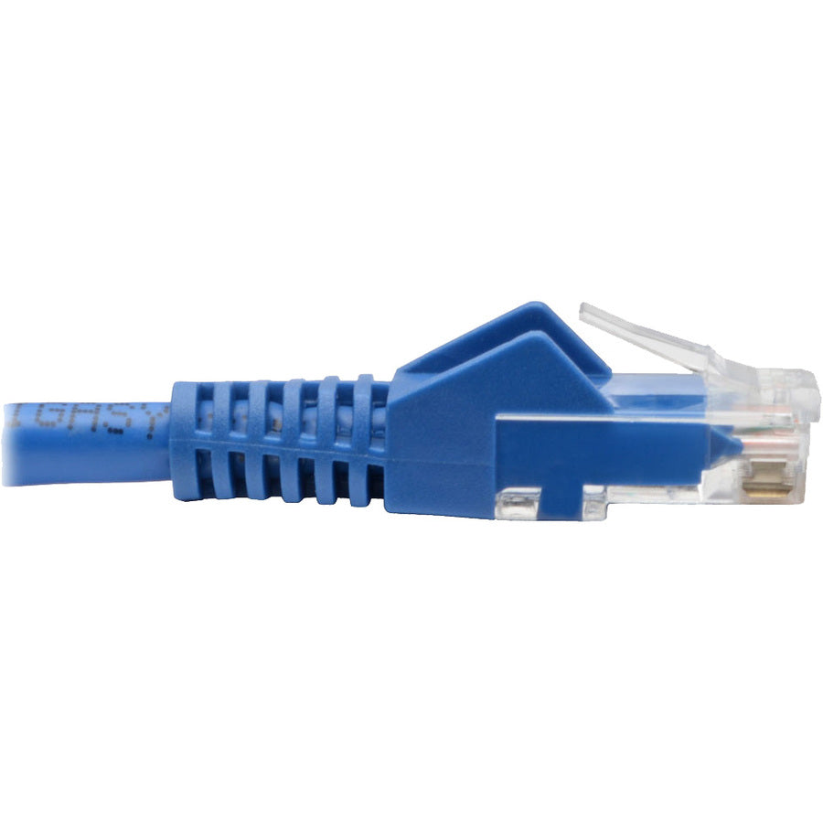 Alternate-Image3 Image for Eaton Tripp Lite Series Cat6 Gigabit Snagless Molded (UTP) Ethernet Cable (RJ45 M/M), PoE, Blue, 6-in. (15.24 cm)