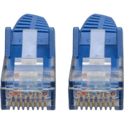 Alternate-Image2 Image for Eaton Tripp Lite Series Cat6 Gigabit Snagless Molded (UTP) Ethernet Cable (RJ45 M/M), PoE, Blue, 6-in. (15.24 cm)