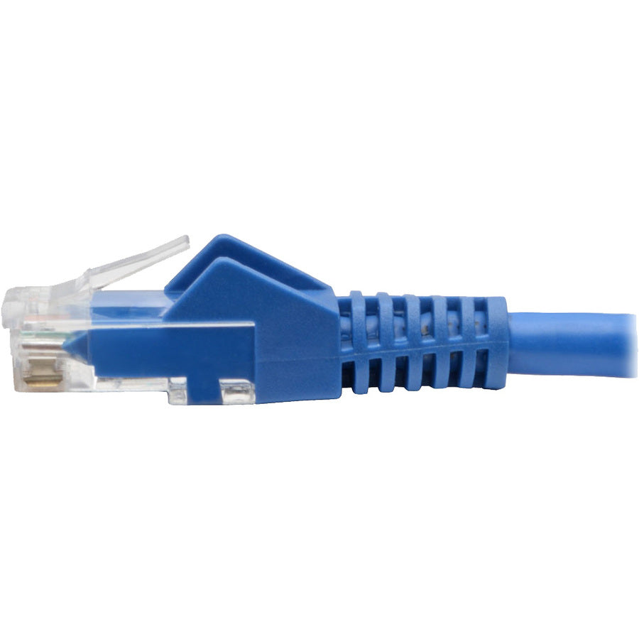 Alternate-Image4 Image for Eaton Tripp Lite Series Cat6 Gigabit Snagless Molded (UTP) Ethernet Cable (RJ45 M/M), PoE, Blue, 6-in. (15.24 cm)