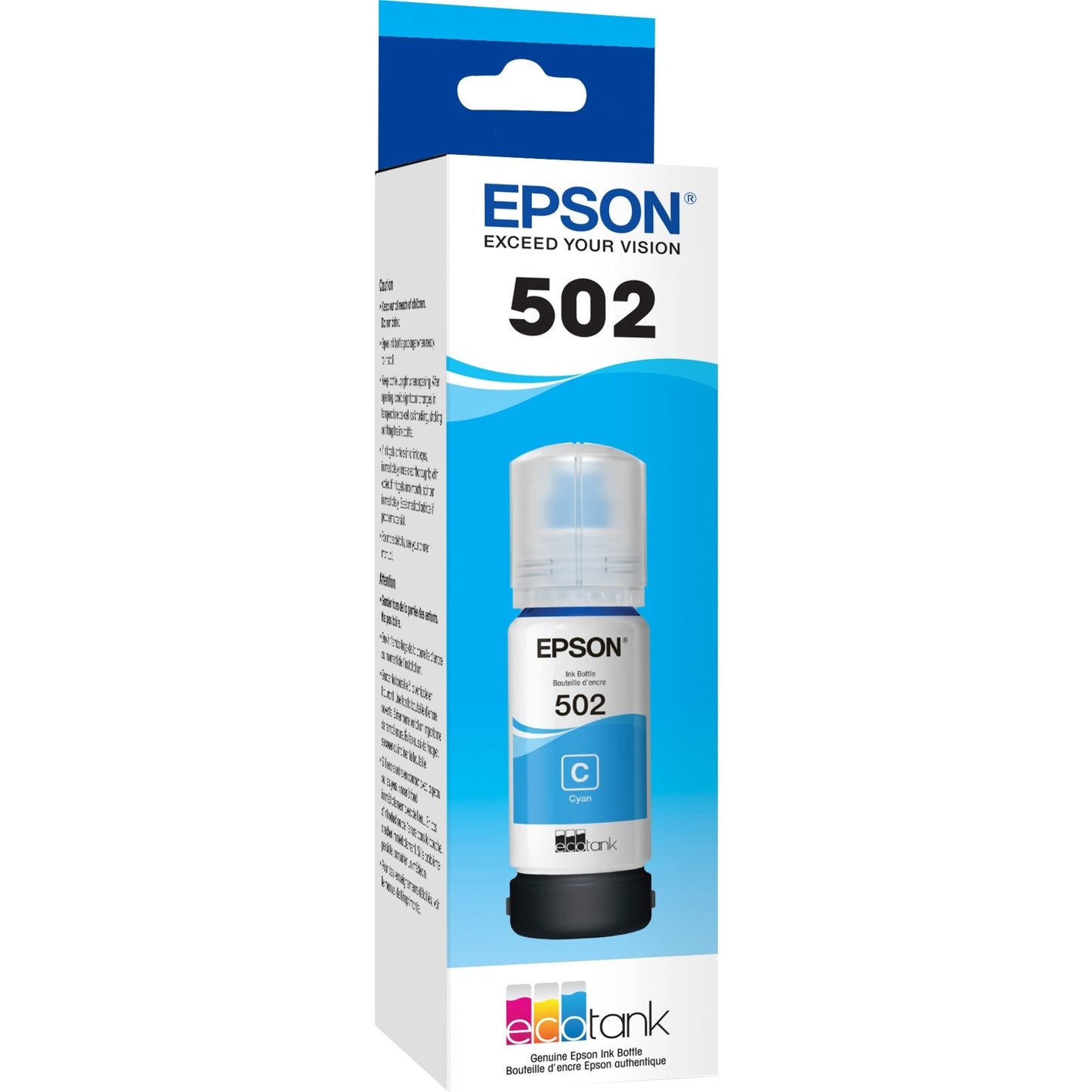 Main Image for Epson T502, Cyan Ink Bottle