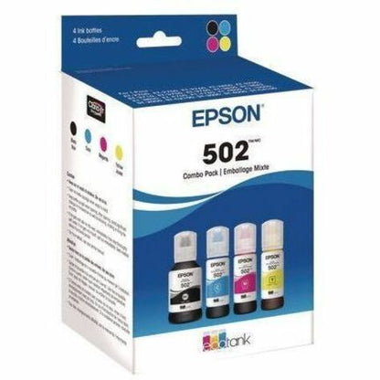Alternate-Image1 Image for Epson Claria 502 Original Ultra High Yield Inkjet Ink Cartridge - CMYK, Black - 4 Pack
