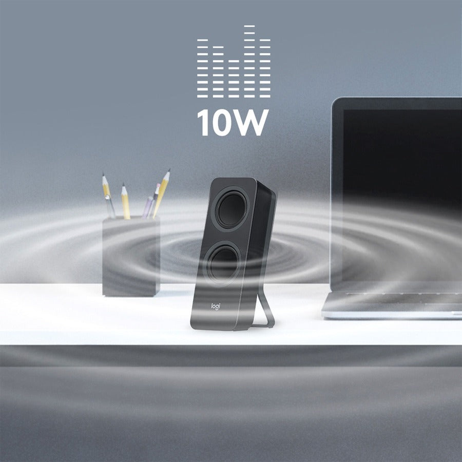 Alternate-Image1 Image for Logitech Z207 Bluetooth Speaker System - 5 W RMS - Black
