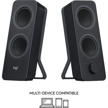 Alternate-Image4 Image for Logitech Z207 Bluetooth Speaker System - 5 W RMS - Black