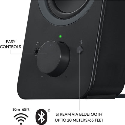 Alternate-Image7 Image for Logitech Z207 Bluetooth Speaker System - 5 W RMS - Black