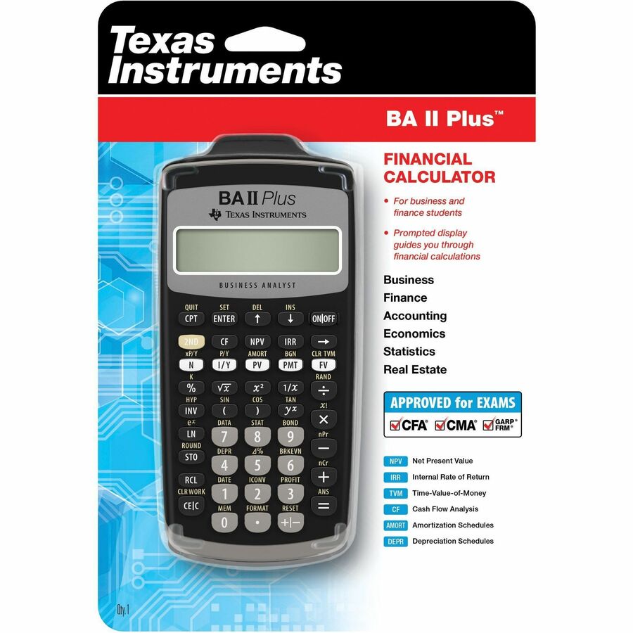 Alternate-Image6 Image for Texas Instruments BA II Plus Financial Calculator