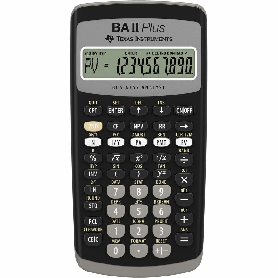 Alternate-Image3 Image for Texas Instruments BA II Plus Financial Calculator