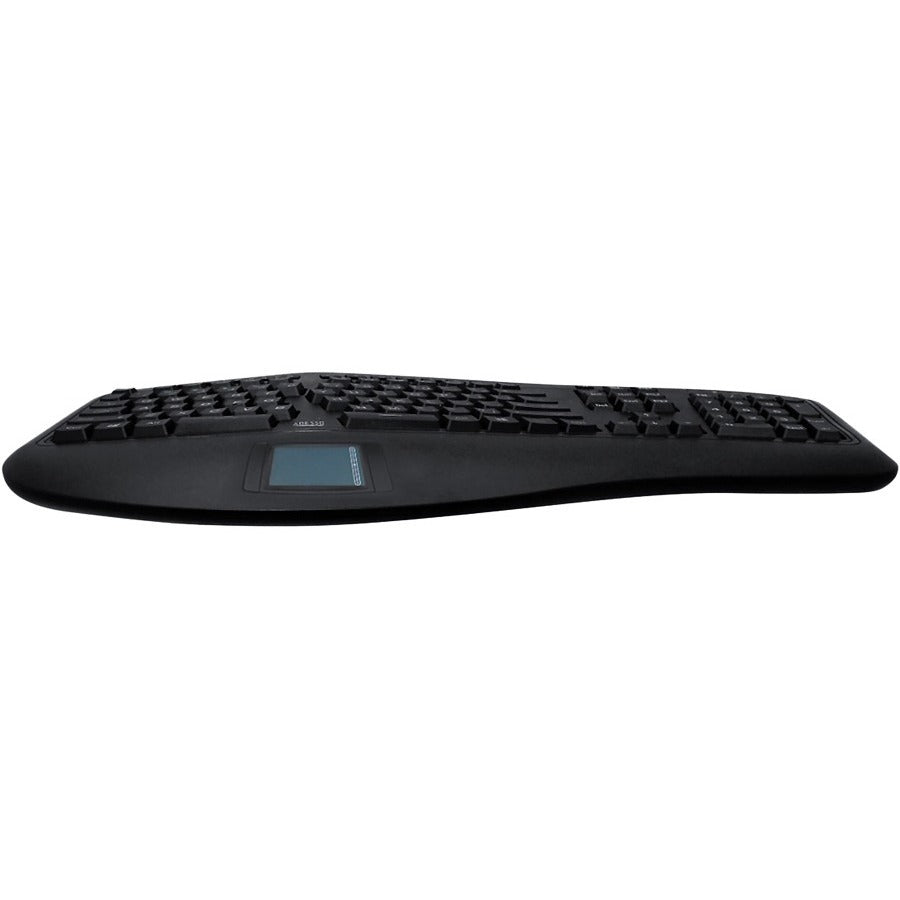 Bottom Image for Adesso 2.4GHz Wireless Ergonomic Touchpad Keyboard