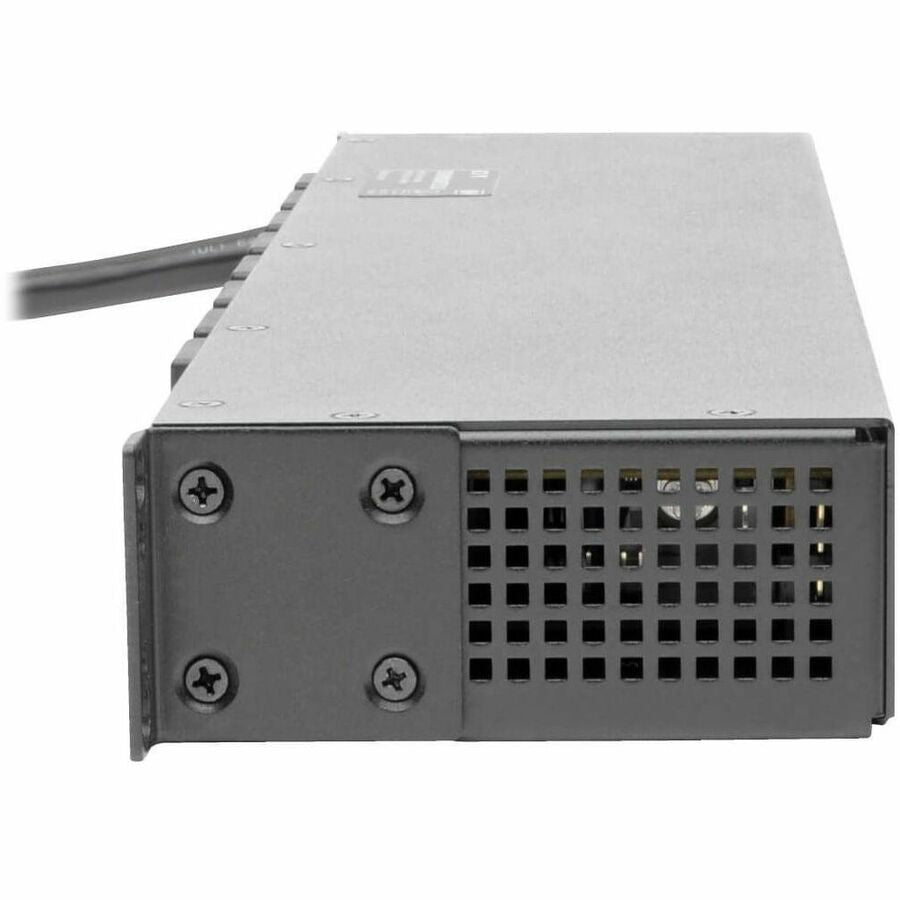 Alternate-Image3 Image for Eaton 1.9kW Single-Phase Switched PDU, LX Interface, 120V Outlets (8 5-15/20R), NEMA L5-20P/5-20P input, 12 ft. (3.66 m) Cord, 1U Rack, TAA