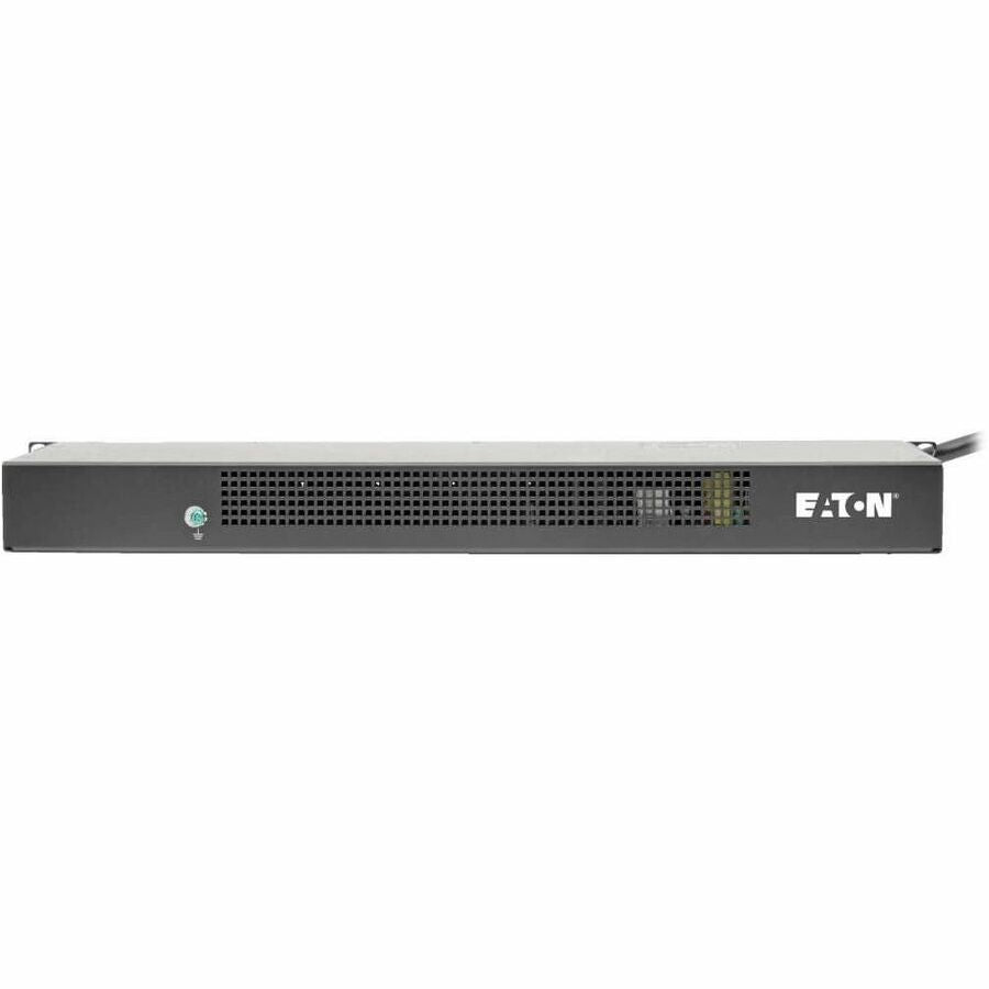 Alternate-Image1 Image for Eaton 1.9kW Single-Phase Switched PDU, LX Interface, 120V Outlets (8 5-15/20R), NEMA L5-20P/5-20P input, 12 ft. (3.66 m) Cord, 1U Rack, TAA