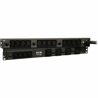 Alternate-Image1 Image for Eaton Tripp Lite Series 5.8kW 200-240V Single-Phase Basic PDU - 16 C13 & 4 C19 Outlets, L6-30P Input, 15 ft. (4.6 m) Cord, 1U Rack-Mount