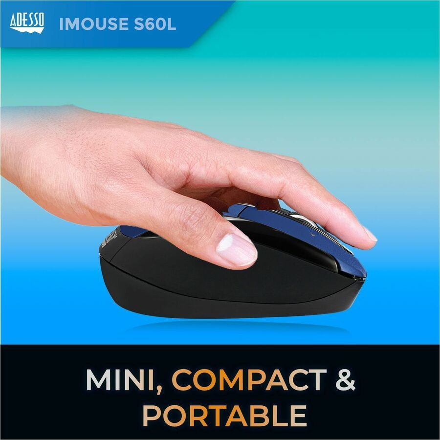 Alternate-Image6 Image for Adesso iMouse S60L - 2.4 GHz Wireless Programmable Nano Mouse