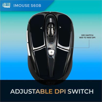 Alternate-Image3 Image for Adesso iMouse S60B 2.4 GHz Wireless Programmable Nano Mouse