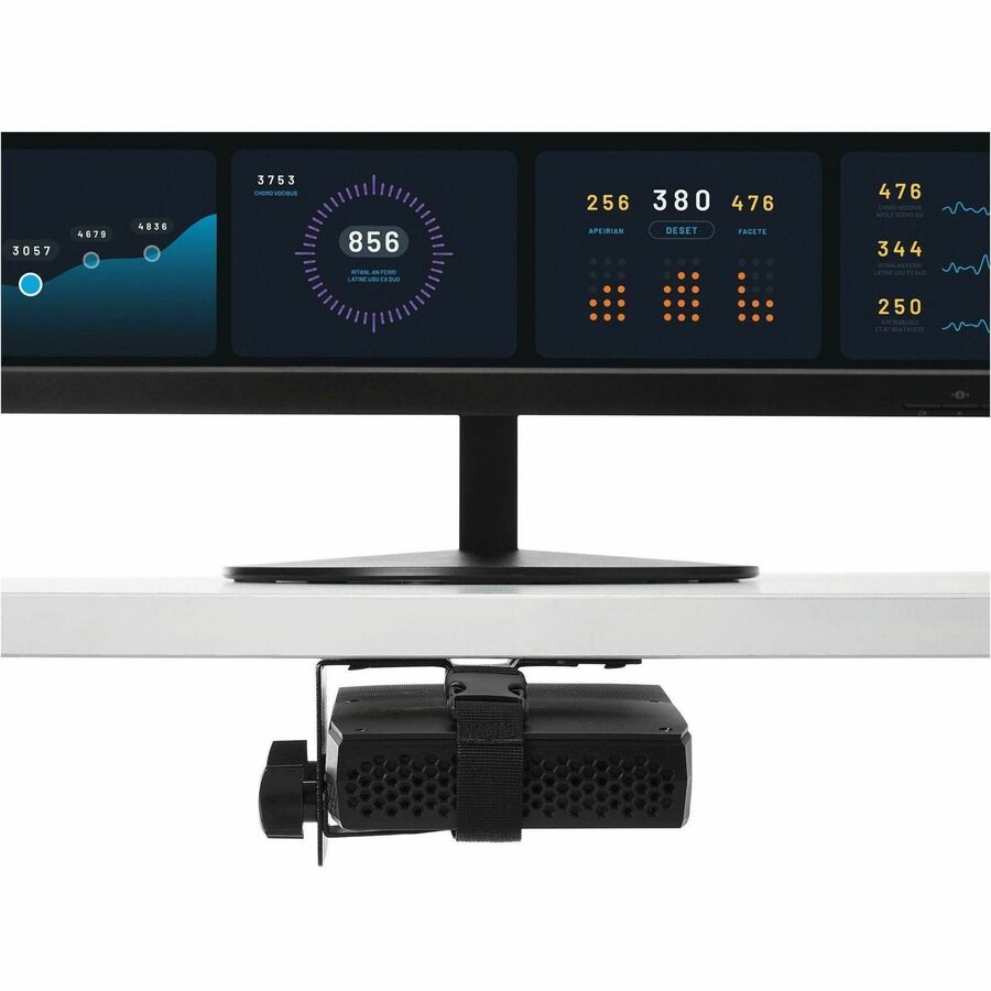 Alternate-Image6 Image for StarTech.com Thin Client Mount - VESA Mounting Bracket - Under Desk Computer Mount - Thin Client PC Monitor Mount
