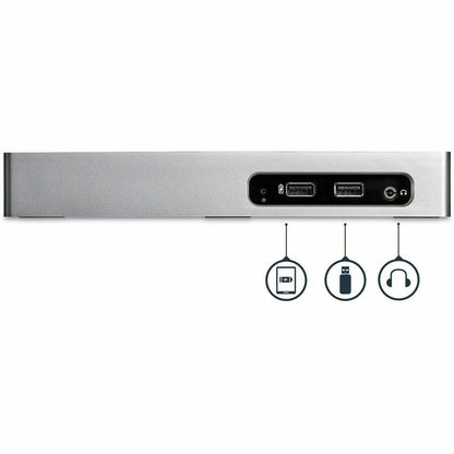 Alternate-Image2 Image for StarTech.com USB 3.0 Docking Station - Dual Monitor Laptop Dock with HDMI & DVI/VGA - 6x USB Type-A Hub, GbE - Universal Windows & Mac