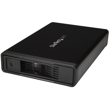 Main Image for StarTech.com eSATA Enclosure, Hard Drive Enclosure for 3.5in SATA HDD, USB 3.0 / eSATA, Trayless, External HDD Enclosure, Metal