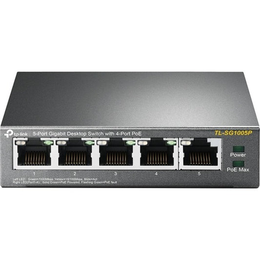 Main Image for TP-Link TL-SG1005P - 5-Port Gigabit PoE Switch