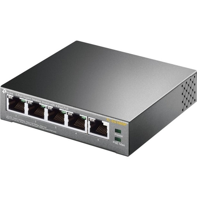Alternate-Image3 Image for TP-Link TL-SG1005P - 5-Port Gigabit PoE Switch