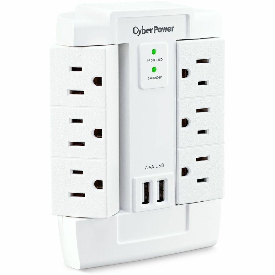 Alternate-Image5 Image for CyberPower CSP600WSURC2 Professional 6 - Outlet Surge with 1200 J