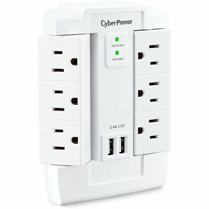 Alternate-Image5 Image for CyberPower CSP600WSURC2 Professional 6 - Outlet Surge with 1200 J