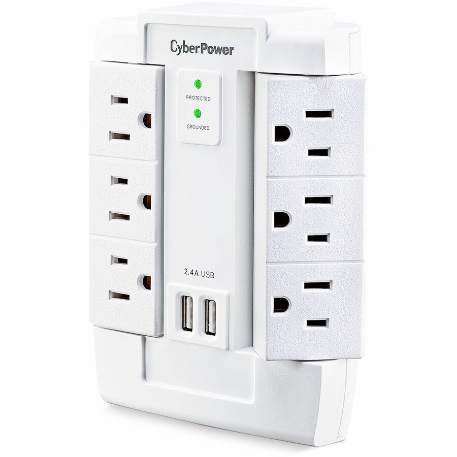 Alternate-Image4 Image for CyberPower CSP600WSURC2 Professional 6 - Outlet Surge with 1200 J