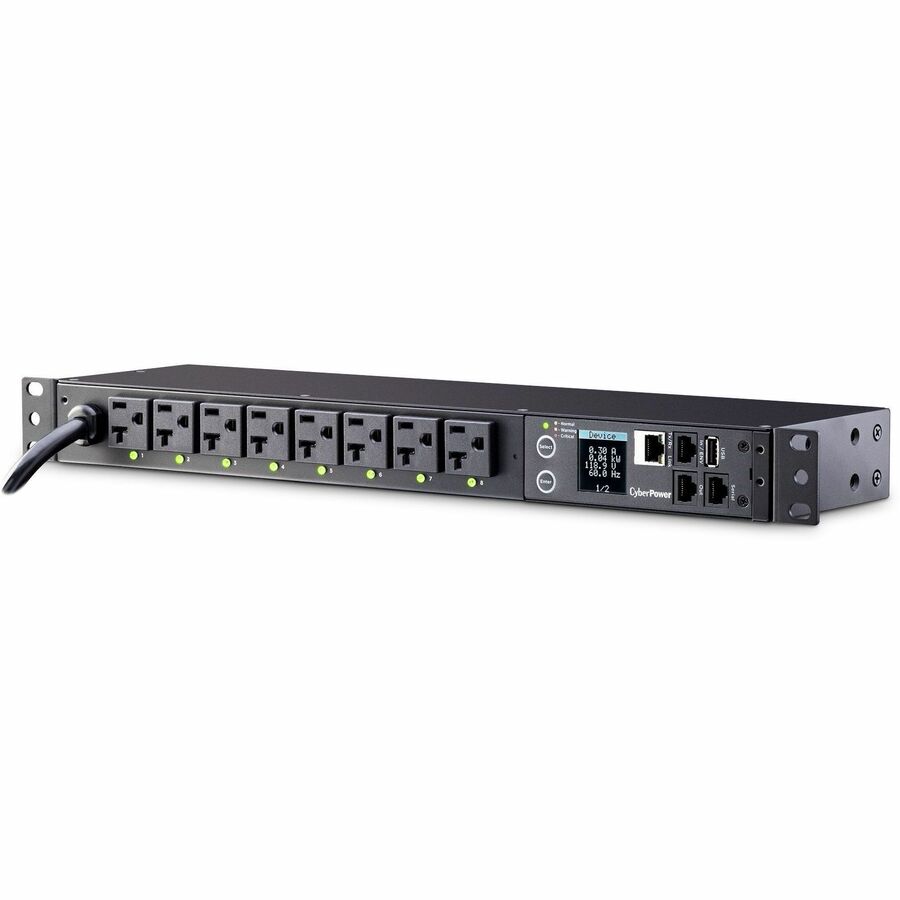 Alternate-Image4 Image for CyberPower PDU41002 Single Phase 100 - 120 VAC 20A Switched PDU