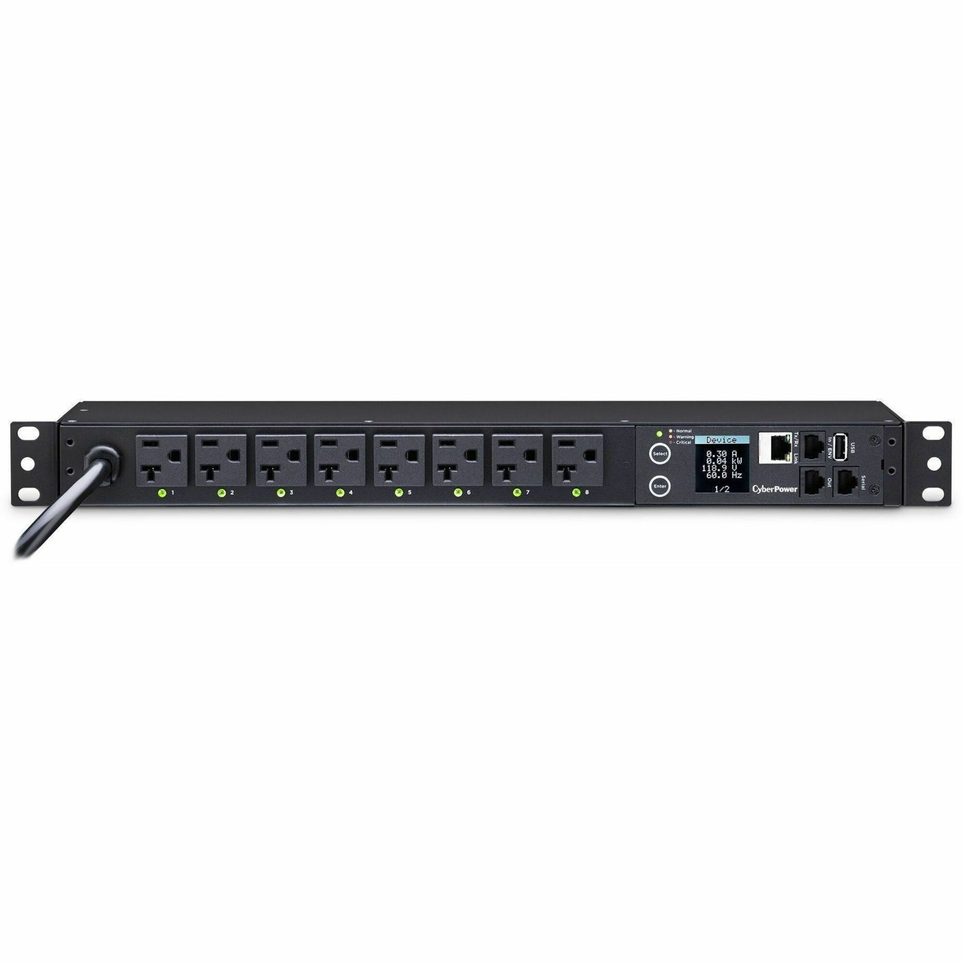 Main Image for CyberPower PDU41002 Single Phase 100 - 120 VAC 20A Switched PDU