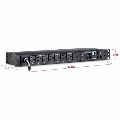 Alternate-Image6 Image for CyberPower PDU41001 Single Phase 100 - 120 VAC 15A Switched PDU
