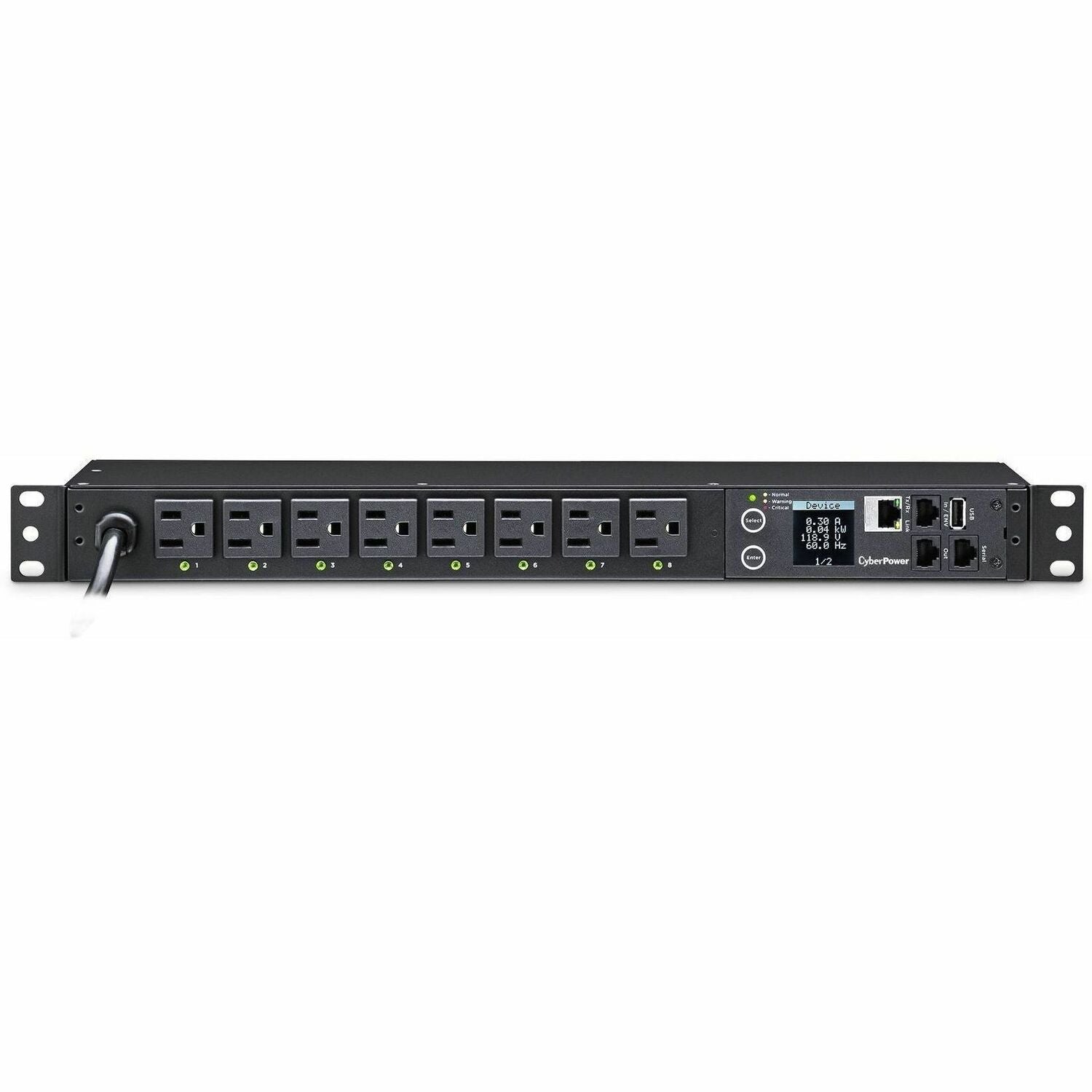 Main Image for CyberPower PDU41001 Single Phase 100 - 120 VAC 15A Switched PDU