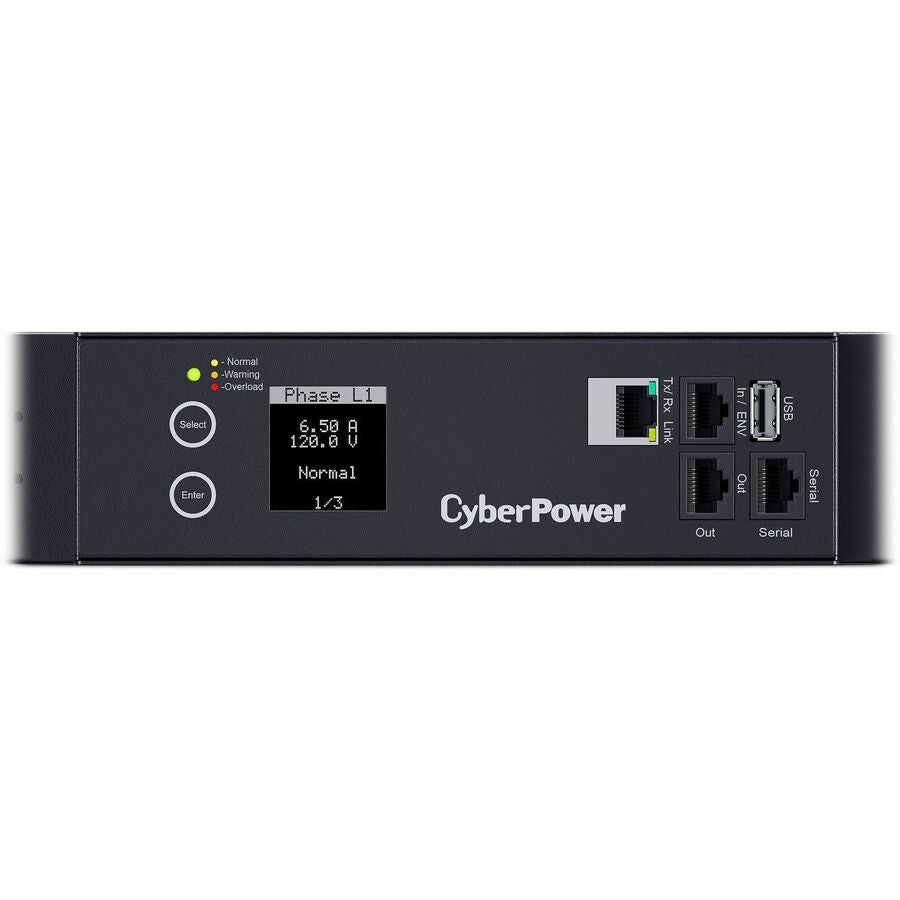 Alternate-Image5 Image for CyberPower PDU41001 Single Phase 100 - 120 VAC 15A Switched PDU