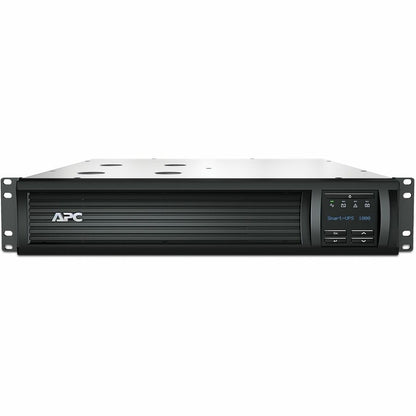 Front Image for APC Smart-UPS, Line Interactive, 1000VA, Rackmount 2U, 120V, 6x NEMA 5-15R outlets, SmartConnect Port+SmartSlot, AVR, LCD