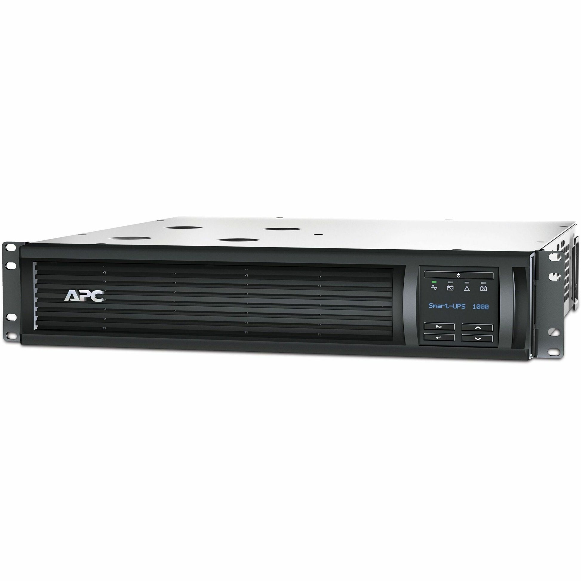 Main Image for APC Smart-UPS, Line Interactive, 1000VA, Rackmount 2U, 120V, 6x NEMA 5-15R outlets, SmartConnect Port+SmartSlot, AVR, LCD