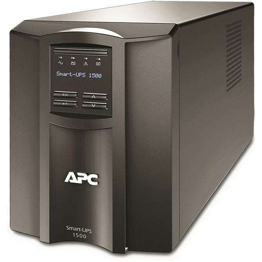 Main Image for APC Smart-UPS, Line Interactive, 1500VA, Tower, 120V, 8x NEMA 5-15R outlets, SmartConnect Port+SmartSlot, AVR, LCD