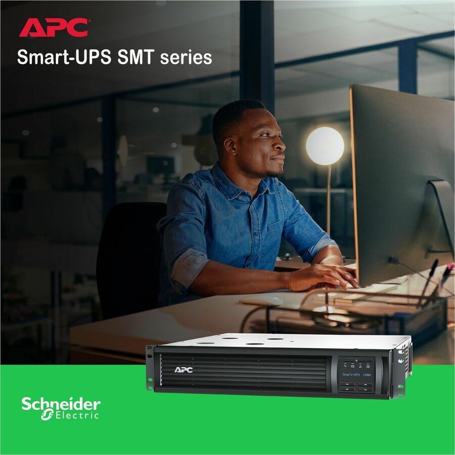 Alternate-Image6 Image for APC Smart-UPS, Line Interactive, 1500VA, Rackmount 2U, 120V, 6x NEMA 5-15R outlets, SmartConnect Port+SmartSlot, AVR, LCD