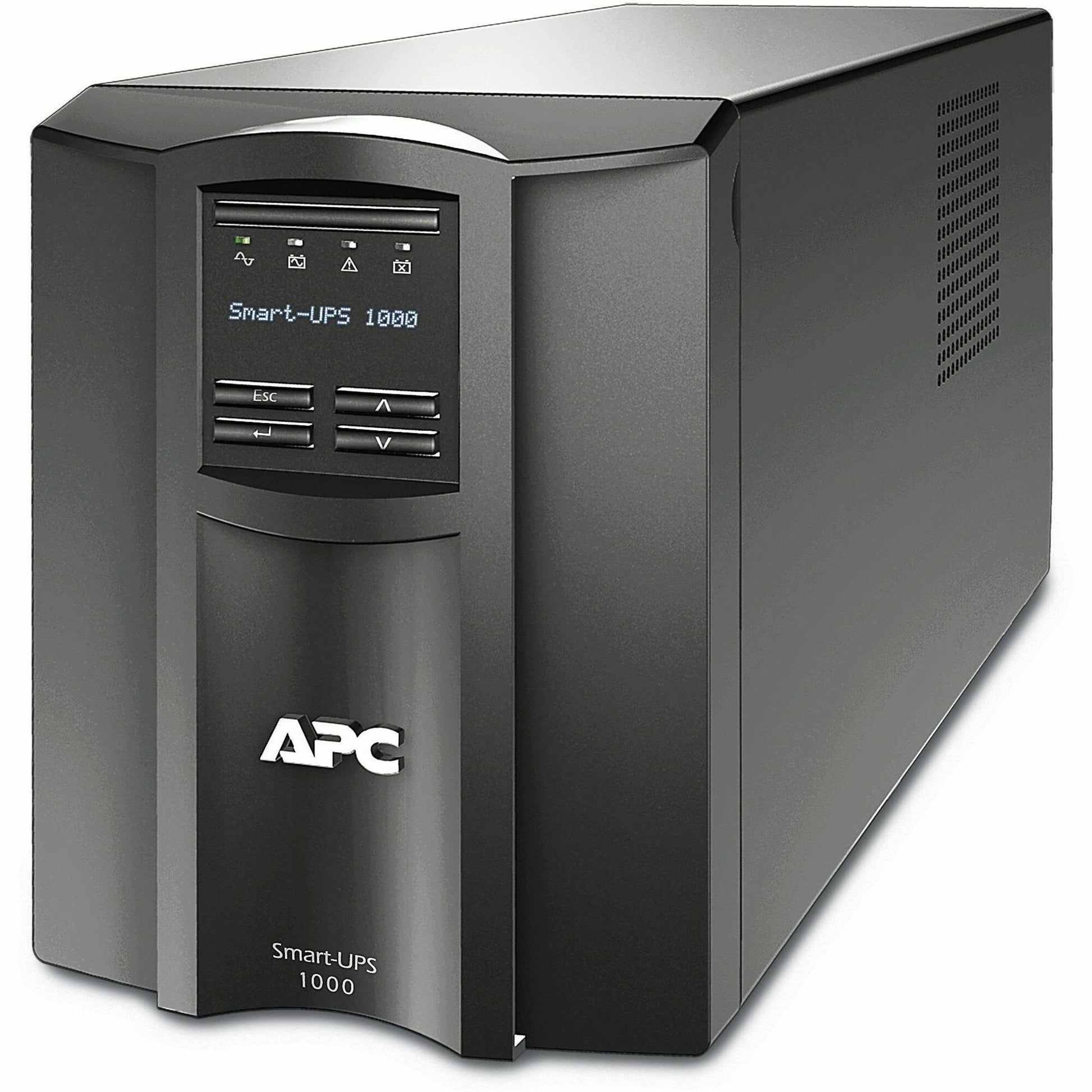 Main Image for APC Smart-UPS, Line Interactive, 1000VA, Tower, 120V, 8x NEMA 5-15R outlets, SmartConnect Port+SmartSlot, AVR, LCD
