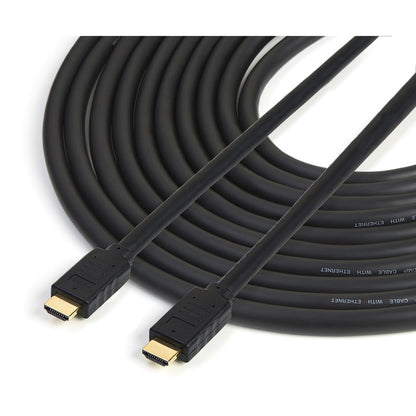 Alternate-Image1 Image for StarTech.com 50ft (15m) HDMI 2.0 Cable - 4K 60Hz UHD Active High Speed HDMI Cable - CL2 Rated for In Wall Install - Durable - HDR, 18Gbps
