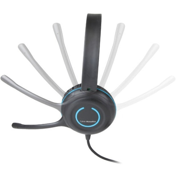 Left Image for Cyber Acoustics AC-5008 USB Stereo Headset