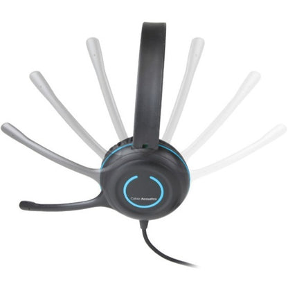 Left Image for Cyber Acoustics AC-5008 USB Stereo Headset
